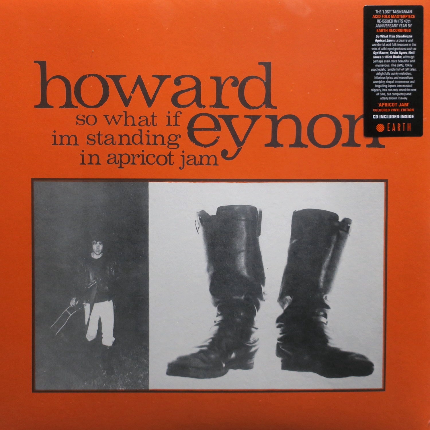HOWARD EYNON 'So What If I'm Standing In Apricot Jam' APRICOT Vinyl LP (1974 Australian Acid Folk) - Rare Collectible Record for Music Lovers & Vintage Vinyl Enthusiasts