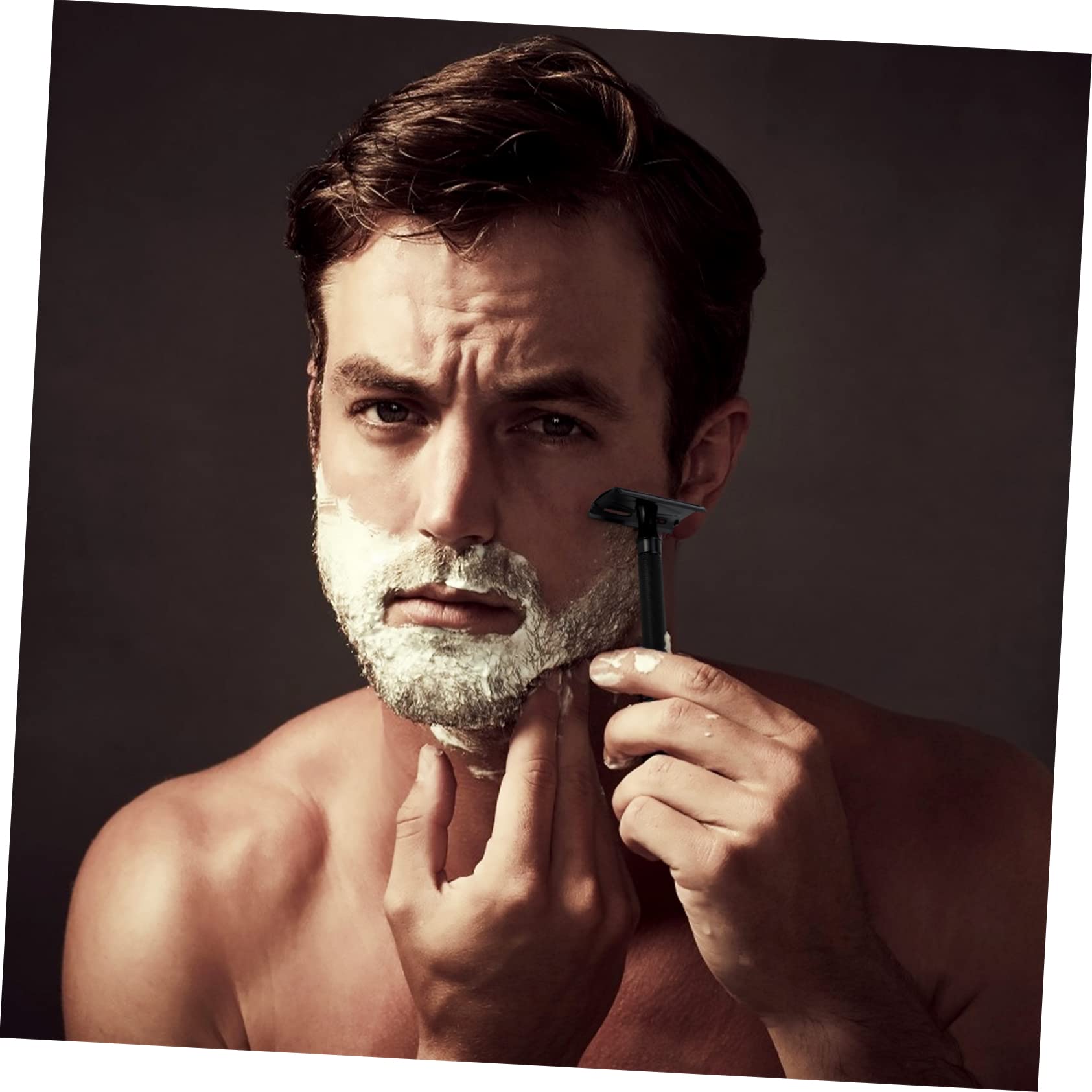 3-Pack Durable Stainless Steel Safety Razor - Double Edge Manual Shaving Razor for Men, Facial Hair & Beard Trimming - Perfect for Travel, Grooming Kits & Wet/Dry Shaving at Home