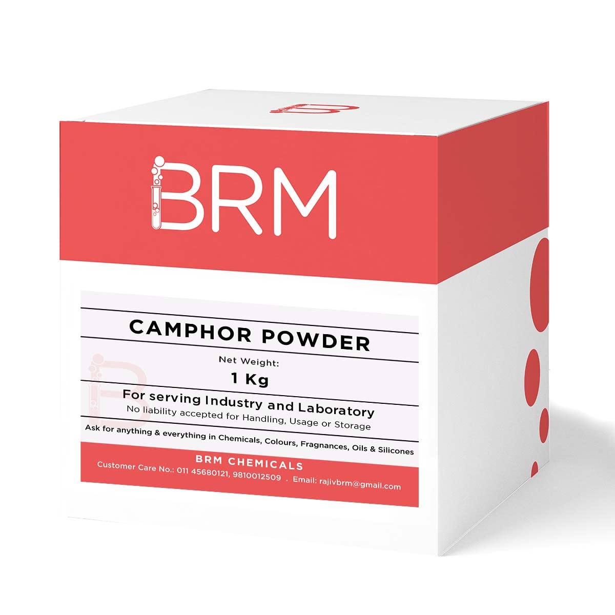 BRM Chemicals Camphor Powder - 1 KG for Soap Making, Shampoo, Cosmetics, Serum, Moisturizer & Lotion | DIY Beauty Formulations for Face, Hair, Skin & Body Care | Perfect for Aromatherapy, Home Remedies & Personal Care Products