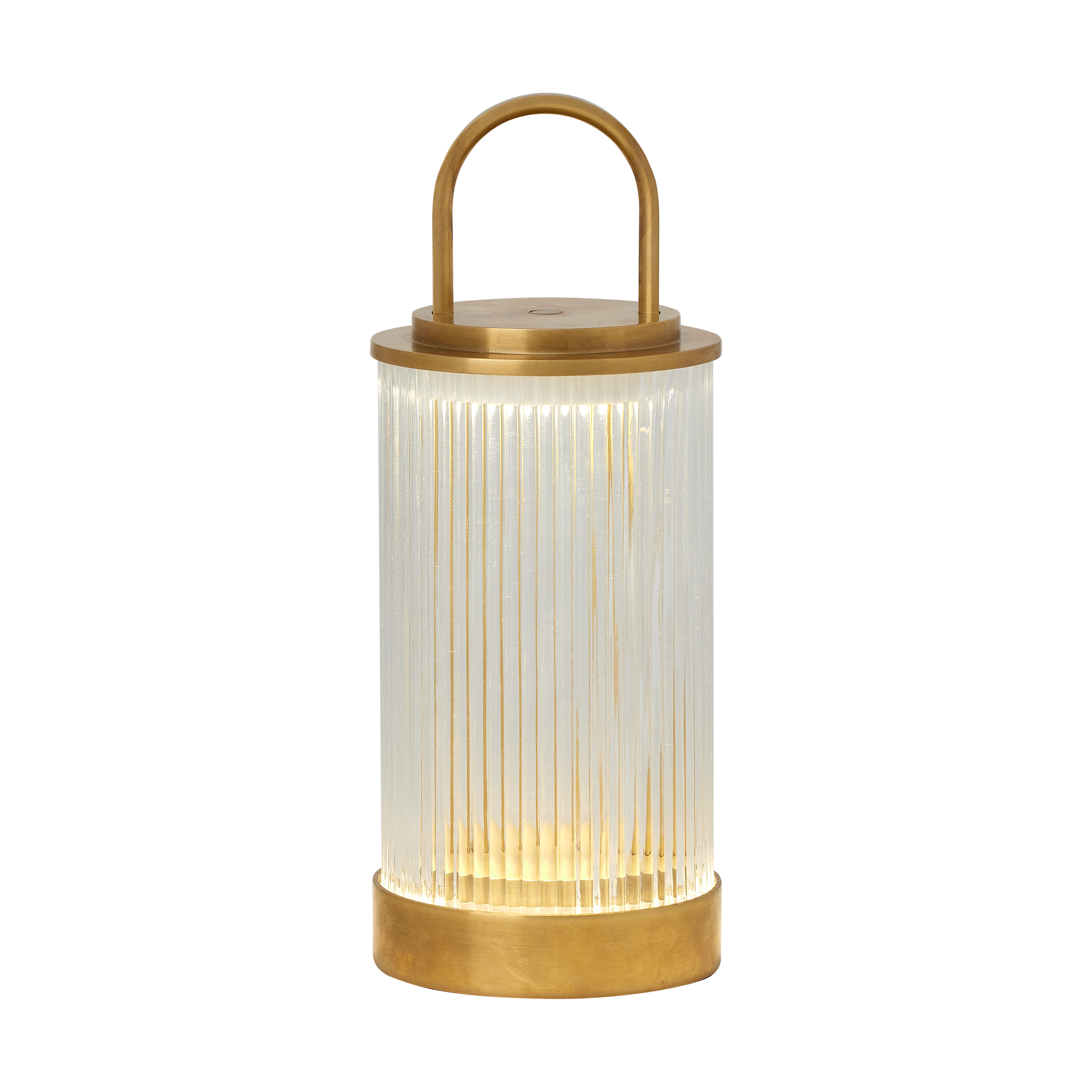 Rechargeable Brass Table Lamp - Elegant & Portable Desk Light for Home, Office, or Dorm Room Decor