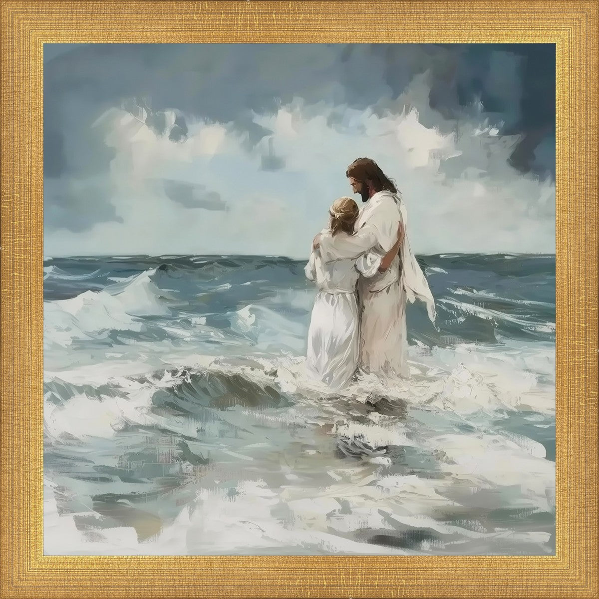Be Still By Gabriel Heaton - Inspirational Christian Wall Art Decor for Home, Office & Church - Perfect for Prayer Rooms, Bedrooms & Gifts