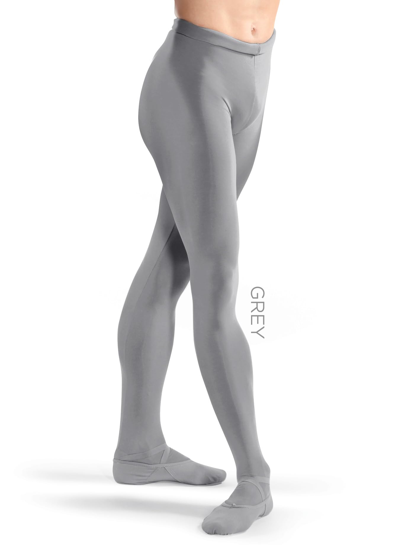 Men's Solo Footed Tights - WM126BLKM Black Medium - Dance, Yoga & Performance Wear for Comfort & Flexibility