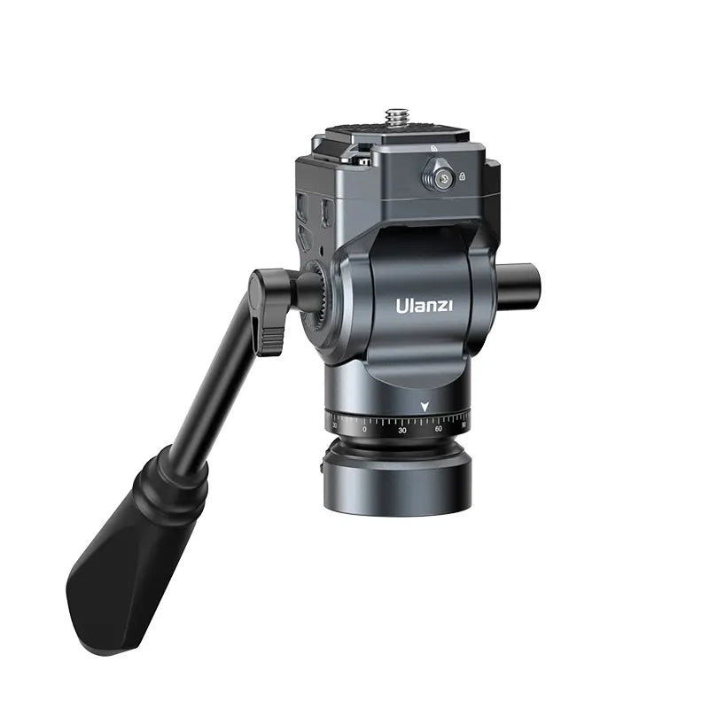Ulanzi F38 Quick Release Fluid Video Head Tripod Mount for DSLR Cameras - Perfect for Vlogging, Photography, and Smooth Panning Shots