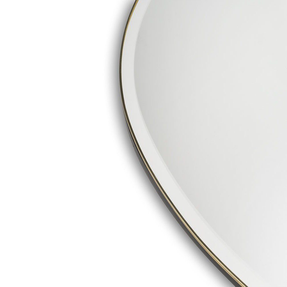 FERM LIVING Pond Mirror Small - Brass Round Wall Mirror for Bathroom, Bedroom & Living Room Decor