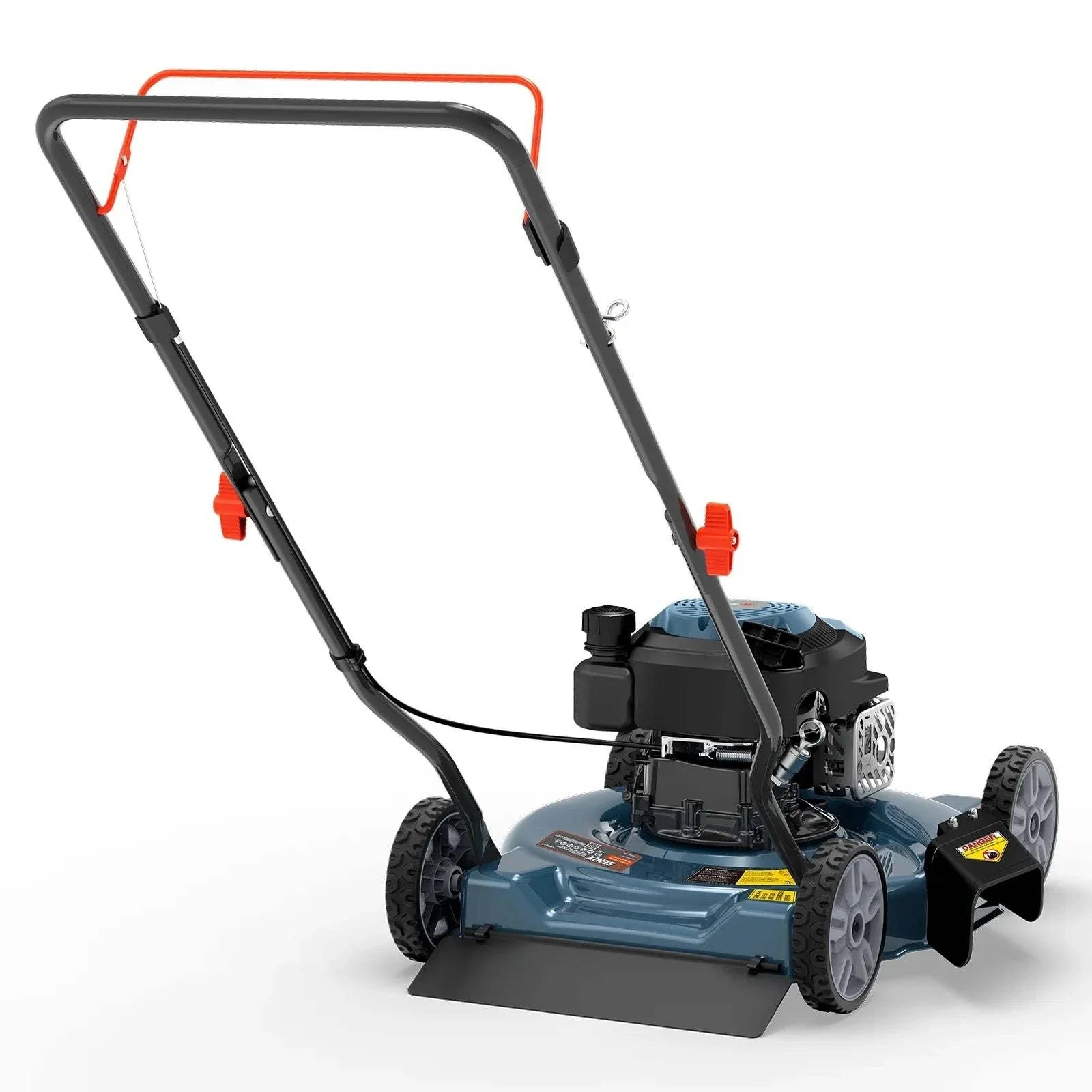 SENIX 20-Inch 144cc 4-Cycle Gas Powered Push Lawn Mower with Side Discharge - Perfect for Small to Medium Yards, Residential Lawn Care & Landscaping