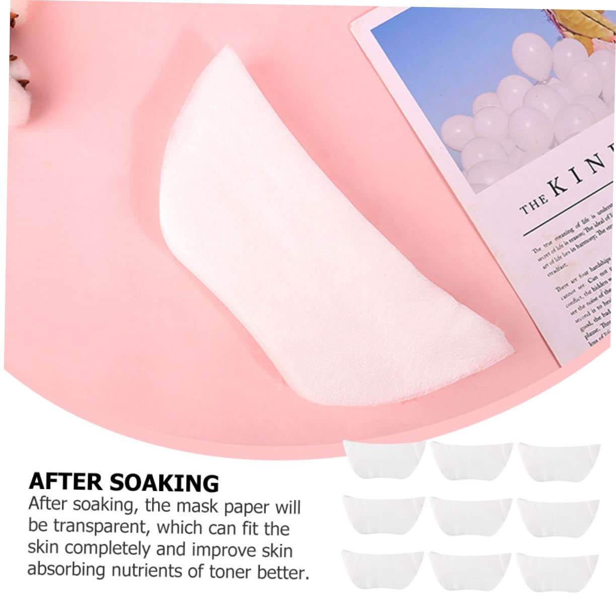 Minkissy Silk Neck Mask Sheets - Hydrating Spa Skin Care Treatment for Dry Skin | Reusable & Soft Facial Mask Paper for Anti-Aging & Wrinkle Reduction | Perfect for Night Routine, Travel & Self-Care