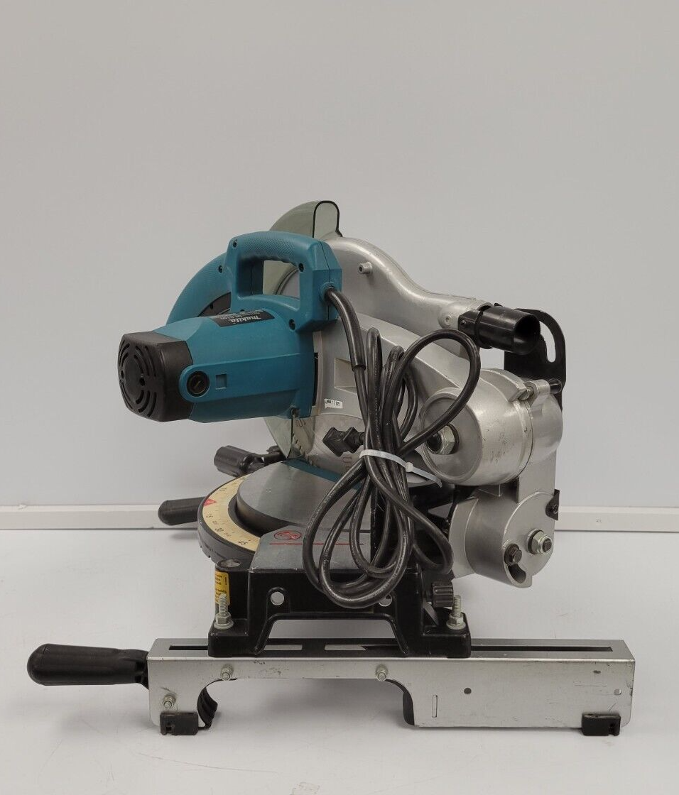 Makita MIS100 10-Inch Sliding Compound Miter Saw with Laser Guide - Perfect for Woodworking, Carpentry, and DIY Home Projects