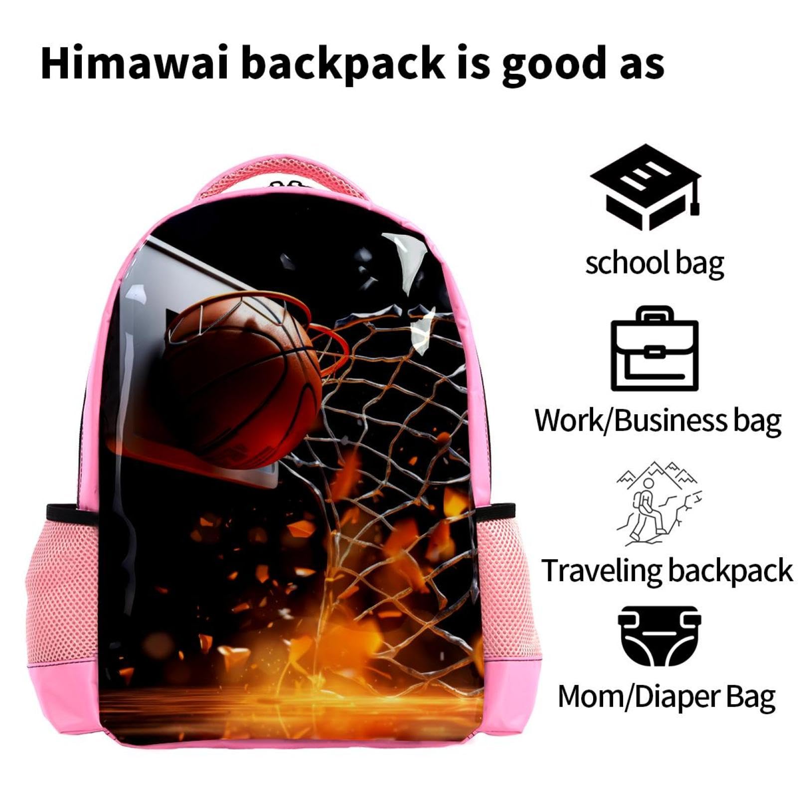 Men's & Women's Travel Backpack - Durable Sports Backpack for Basketball, Gym & Outdoor Activities | Perfect for Hiking, Work & School