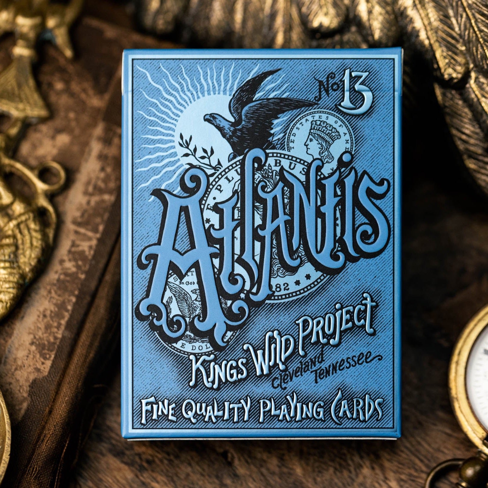 Premium Atlantis Standard Edition Luxury Playing Cards - Elegant Design for Poker, Magic Tricks & Collectors | Perfect for Game Nights, Gifts & Cardistry