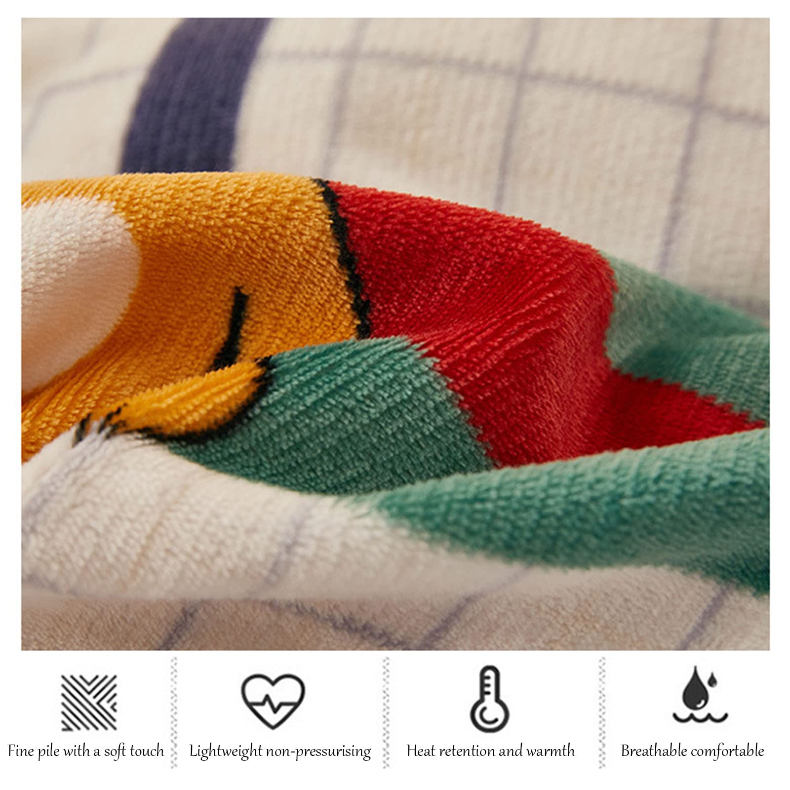 All-Season Quilted Cotton Duvet Insert - Twin Size Winter Comforter (150x200cm, 2.5kg) - Soft & Warm Thickened Lamb Cashmere Blanket for Bed - Perfect for Cold Nights & Cozy Home Decor