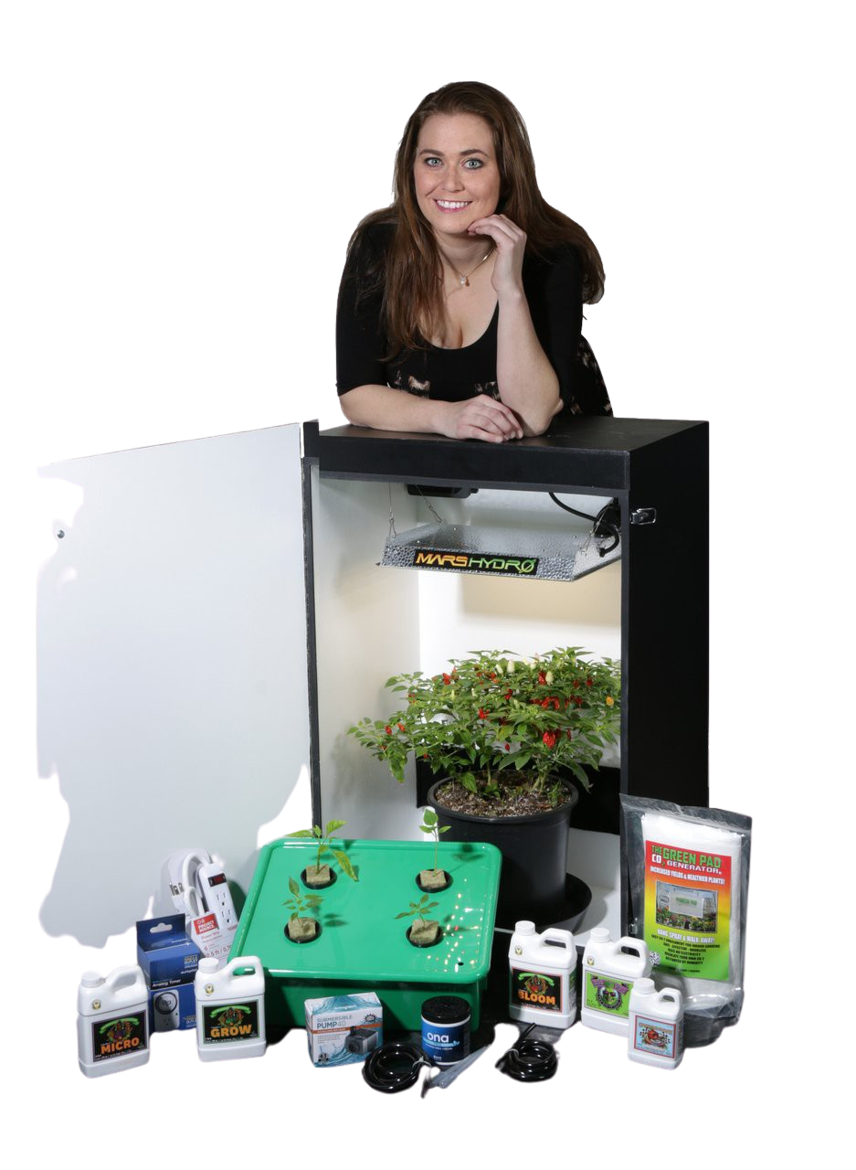 Dealzer Grandma's Secret Garden 6.0 LED Grow Box for Indoor Plants - 4 Plant Hydroponic System for Herbs, Vegetables & Flowers | Perfect for Home Gardening & Urban Farming