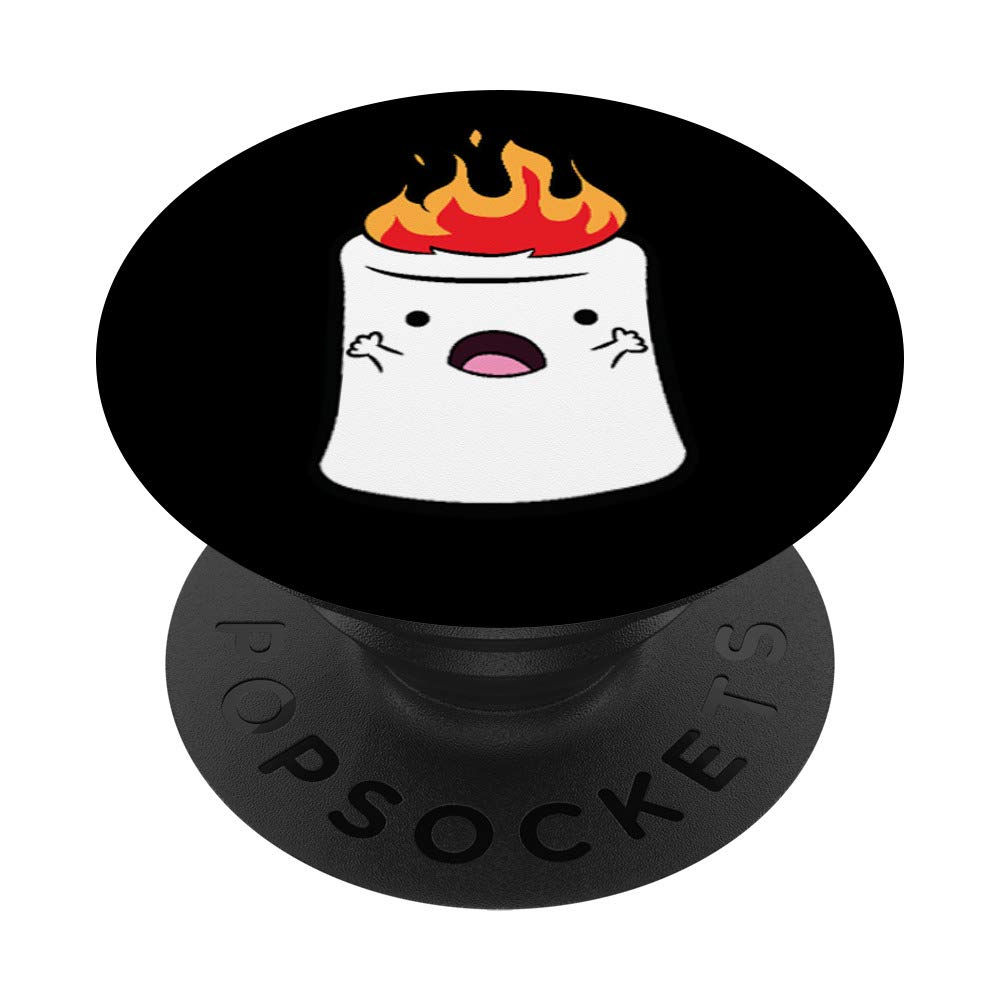 Premium Smores & Marshmallow PopSockets - Swappable PopGrip for Camping, Halloween & Outdoor Adventures | Fun Phone Accessory for Parties, Travel & Daily Use