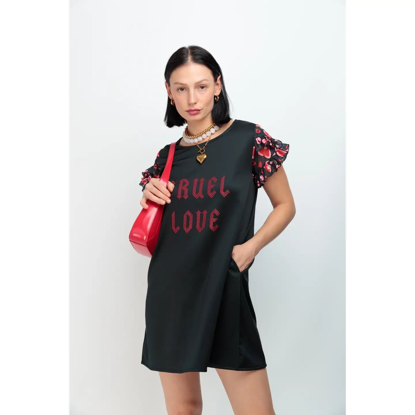 Tulip Sleeve Robe - Bold Femininity & Casual Comfort - Perfect for Lounging, Spa Days, and Relaxing at Home