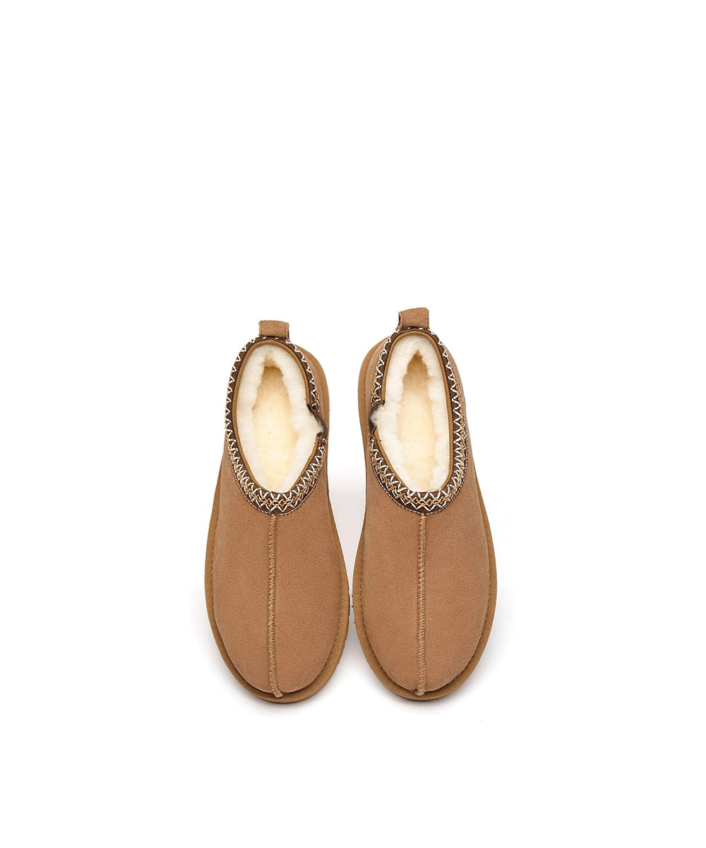 Men's Vinny UGG Slippers - Cozy Sheepskin Indoor/Outdoor House Shoes for Winter Comfort & Warmth - Perfect for Home, Office & Travel