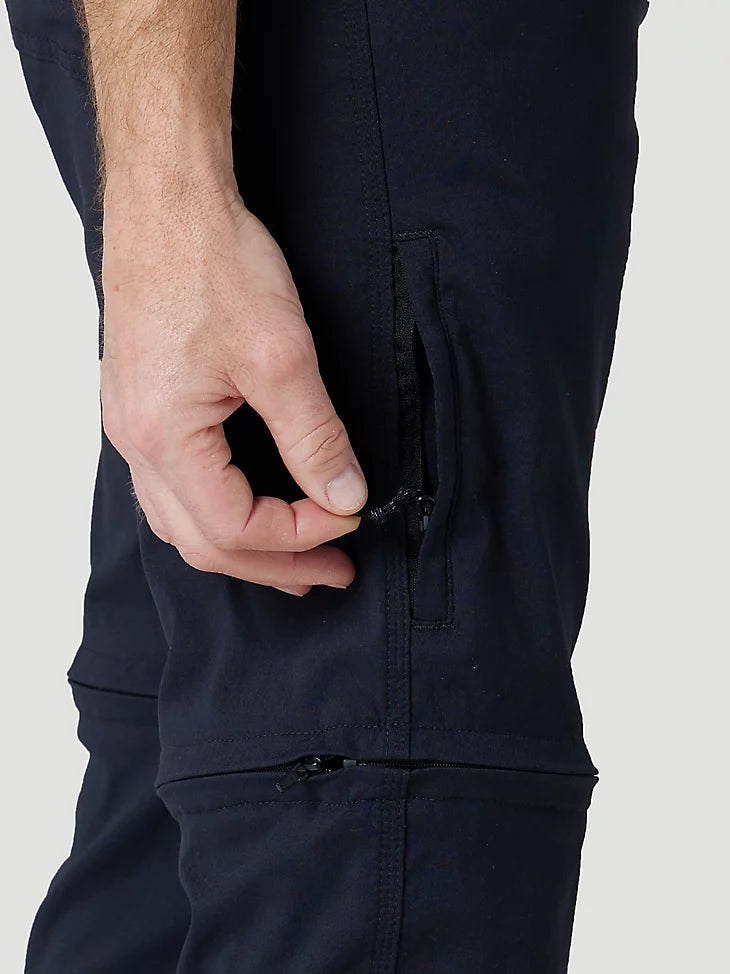 ATG By Wrangler™ Men's Convertible Cargo Pants - Jet Black - Durable Outdoor Hiking & Travel Pants for Adventure & Work