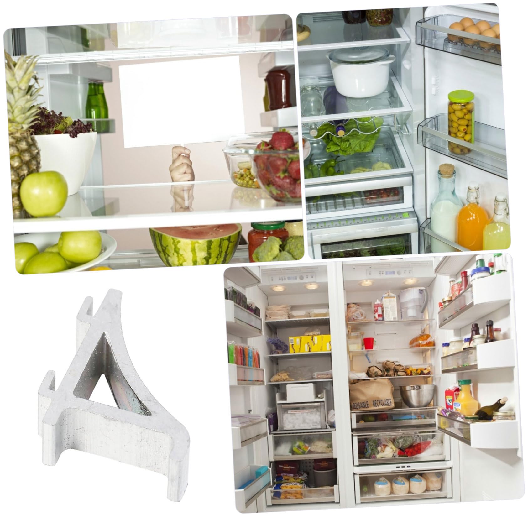 GLEAVI Fridge Shelf Clips - Sturdy Freezer Clips with Dovetail Design for Home & Restaurant Use