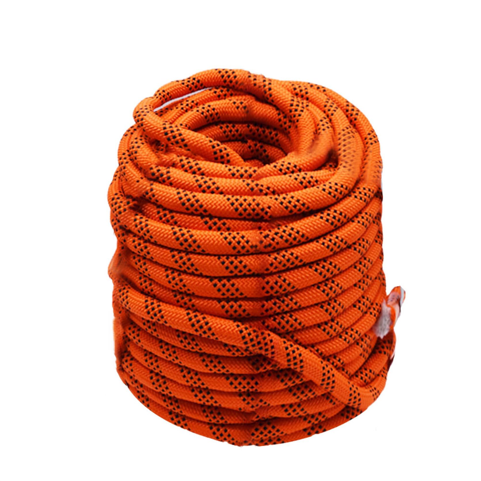 1/2 Inch x 100 FT Double Braid Polyester Rope - 6180lbs Breaking Strength Heavy Duty Pulling Rope for Towing, Marine, Camping & Outdoor Activities