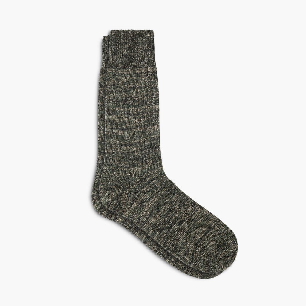 Women's Camouflage Marled Socks - Soft & Comfortable Casual Crew Socks for Everyday Wear, Hiking, and Outdoor Activities