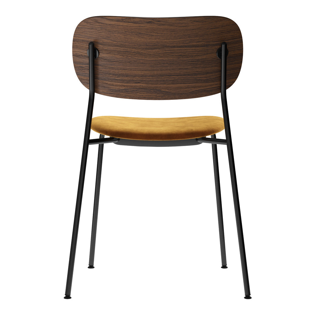 Co Dining Stackable Chair - Upholstered Seat for Kitchen, Dining Room & Outdoor Patio | Comfortable & Space-Saving Furniture