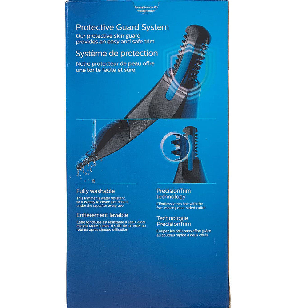 Philips Nose Trimmer Series 3000 NT3650/16 - Precision Grooming for Nose, Ear & Eyebrow Hair - Perfect for Travel & Daily Personal Care