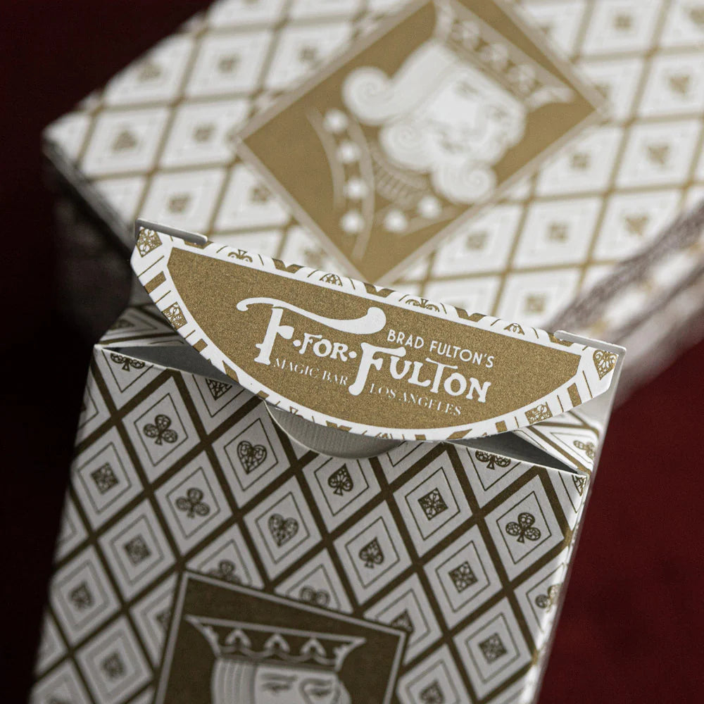 F For Fulton Playing Cards - Premium Poker Cards for Magic Tricks, Card Games, and Collectibles | Ideal for Poker Nights, Magic Shows, and Gift Giving