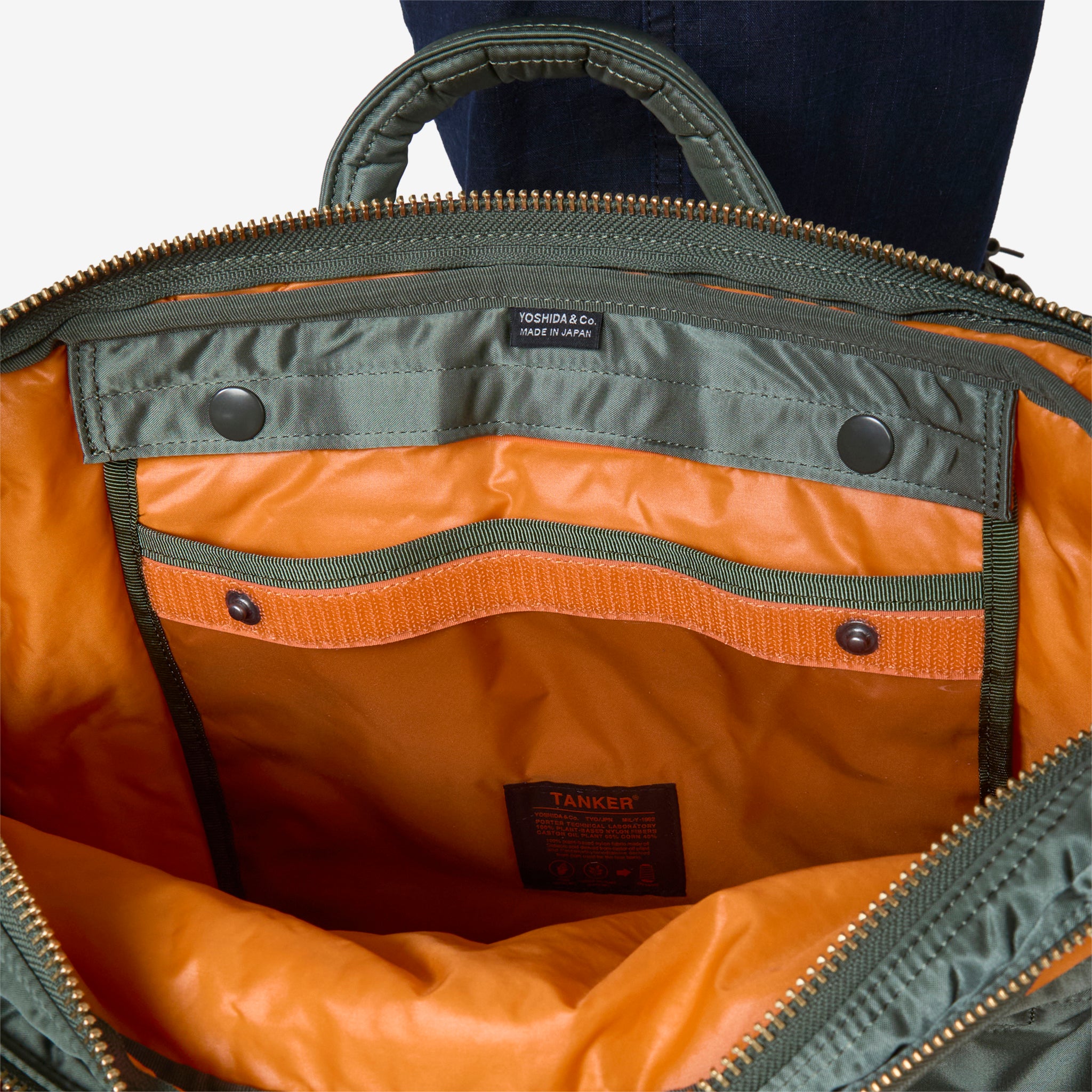 All New Tanker 2-Way Document Bag with Zipper in Sage Green - Perfect for Office, School & Travel Organization