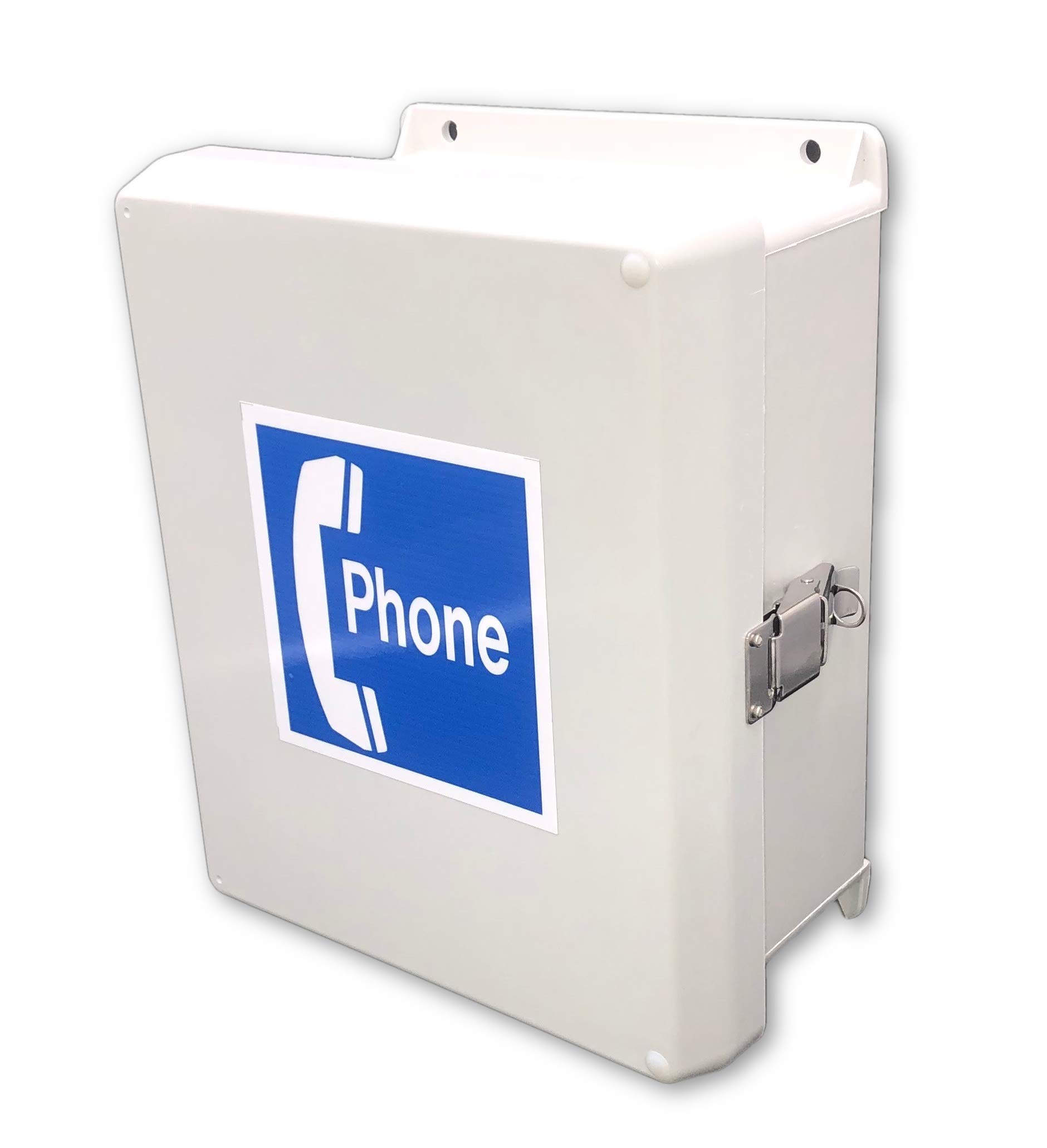 Waterproof Outdoor Phone System - Weatherproof Telephone Call Box for Gardens, Parks, and Emergency Use