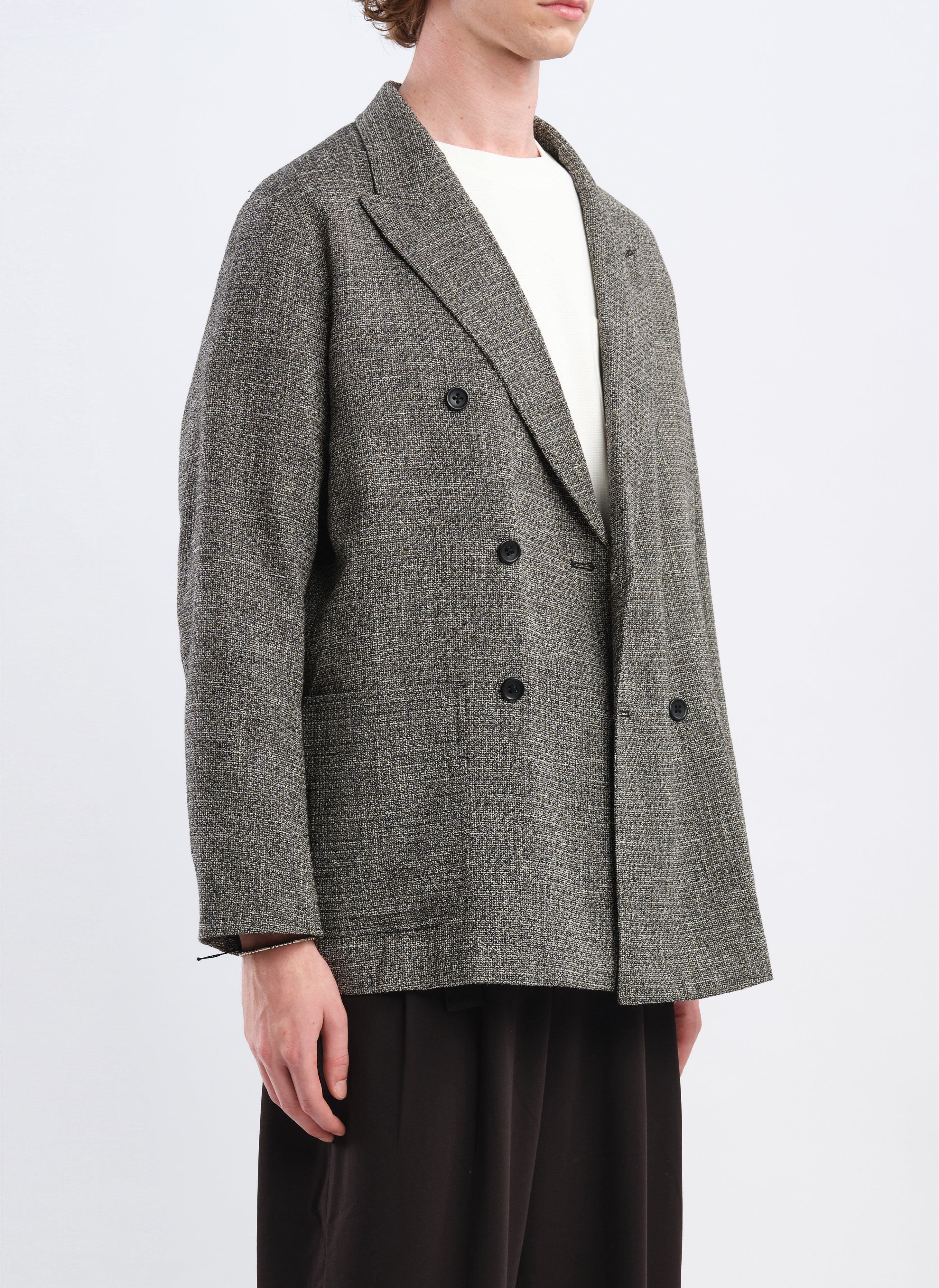Premium Marzotto Soft Double Breasted Blazer for Men - Elegant Business & Formal Wear - Perfect for Office, Weddings & Special Occasions