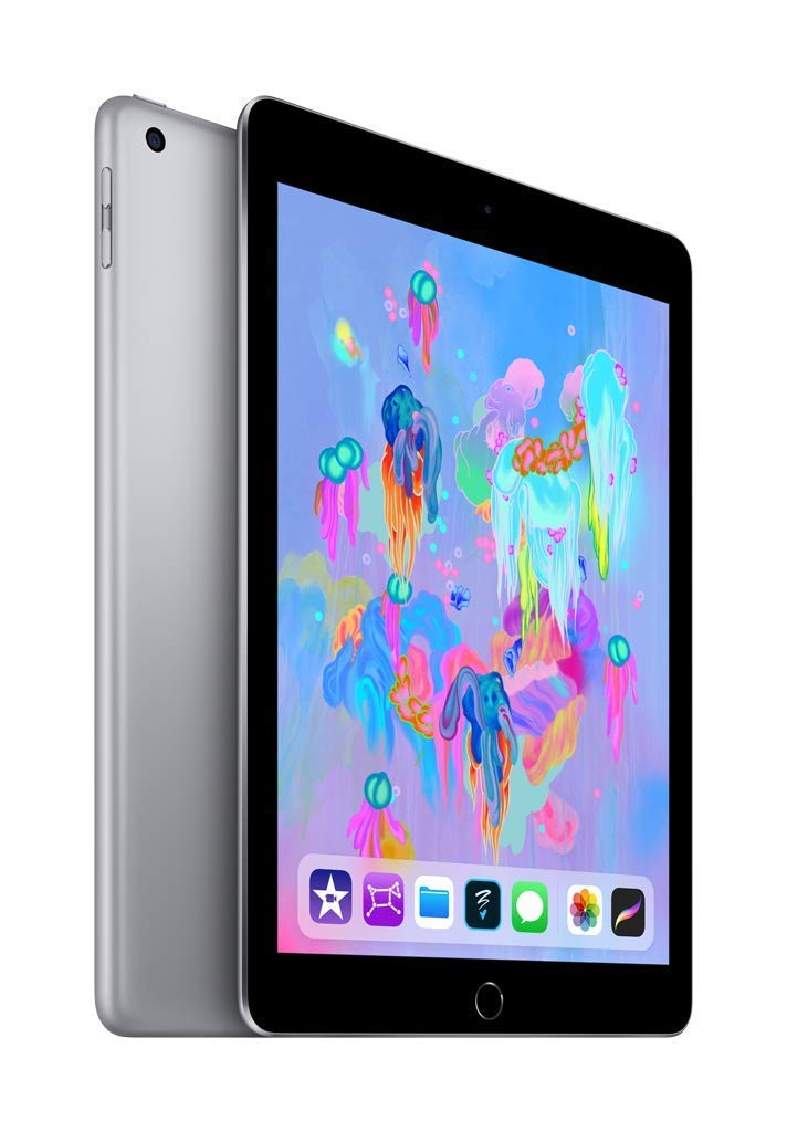 Refurbished Apple iPad 9.7-inch 128GB Wi-Fi + Cellular Space Grey (2018 Model) - Perfect for Work, School & Entertainment on the Go