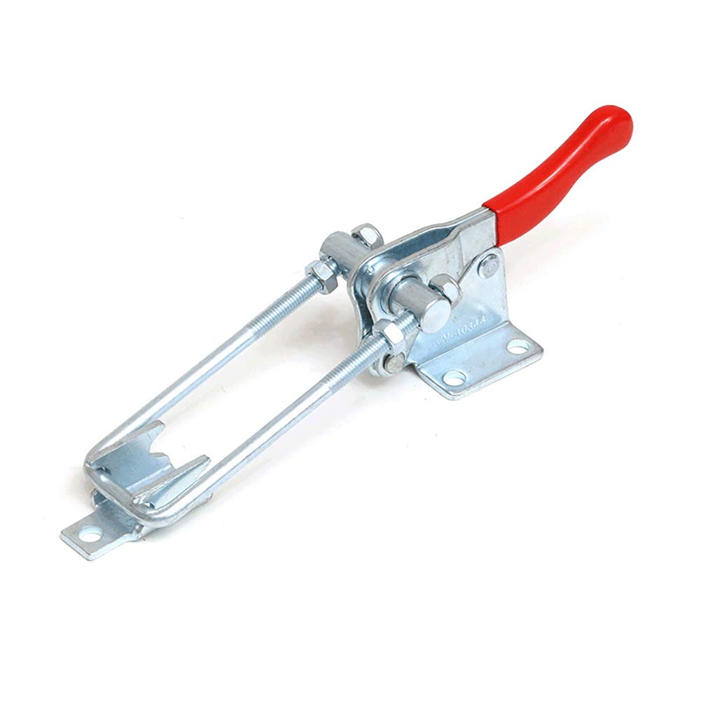 90 Degree Mechanical Lock - Heavy Duty Iron Quick Release Toggle Clamp with Secure Latch for Woodworking, Metalworking, and DIY Projects - Perfect for Jigs, Fixtures, and Workholding Applications