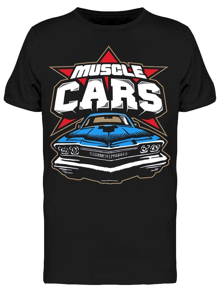 Smartprints Muscle Cars Graphic T-Shirt for Men - Vintage Car Lovers Casual Wear & Street Style Outfit