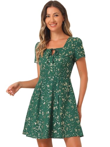 Dark Green-floral