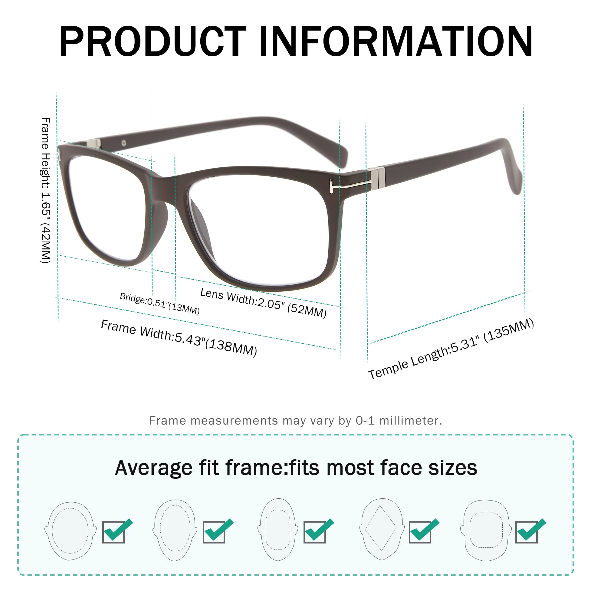 Photochromic Reading Glasses for Men & Women - Light Adjusting Transition Lenses for Indoor/Outdoor Use - Perfect for Reading, Driving & Computer Work