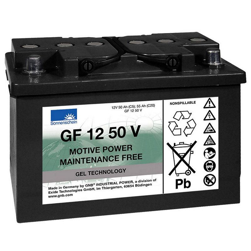 12V 55Ah Deep Cycle Battery for Marine, RV, Solar & Off-Grid Power - Long Lasting AGM SLA Rechargeable Battery - Perfect for Boats, Camping & Backup Power