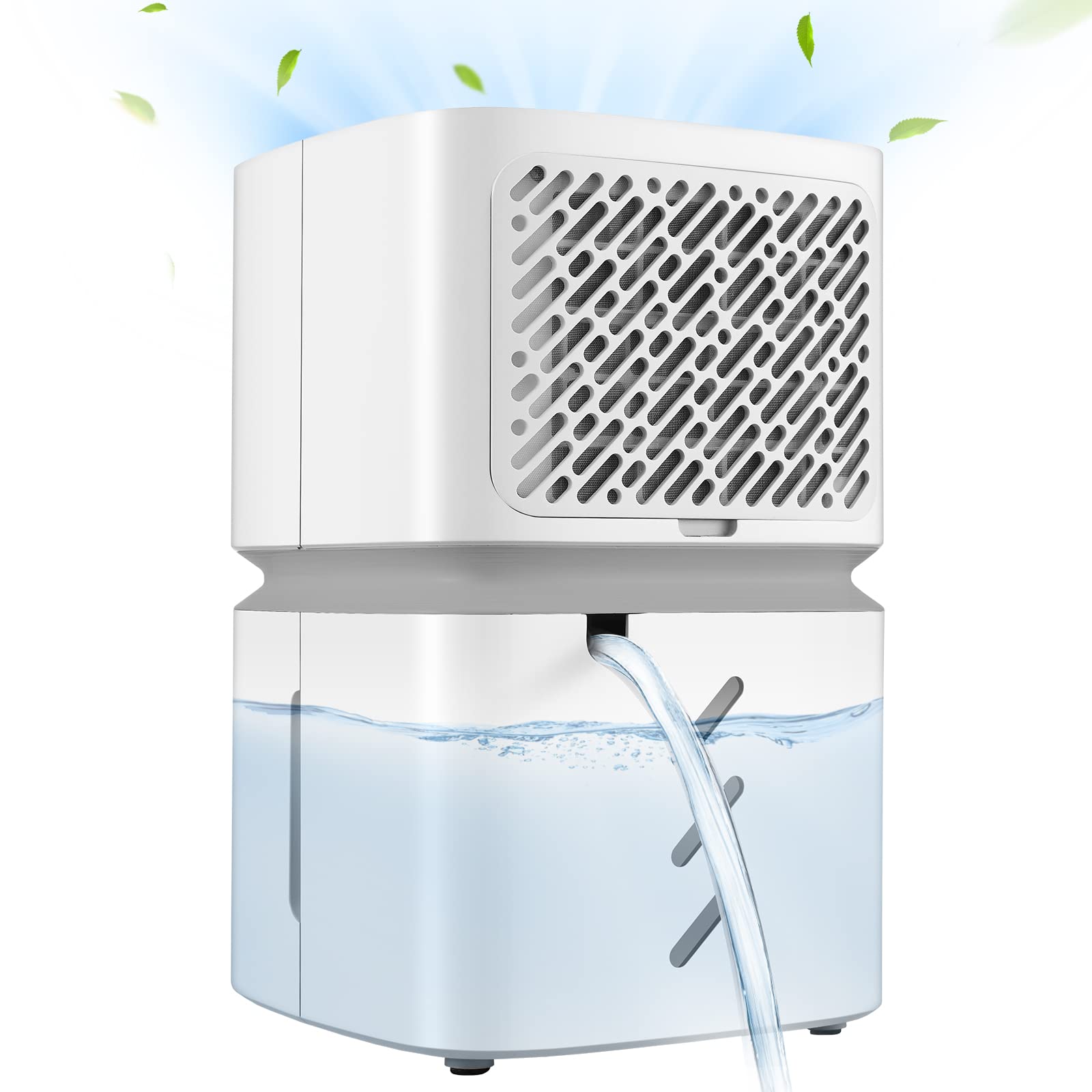 Best 1000 Sq Ft Dehumidifier for Basement with Hose - Ultra Quiet Home Dehumidifier for Bedroom, Bathroom, Closet, Kitchen & RV - Powerful Humidity Removal for Mold Prevention & Comfortable Living
