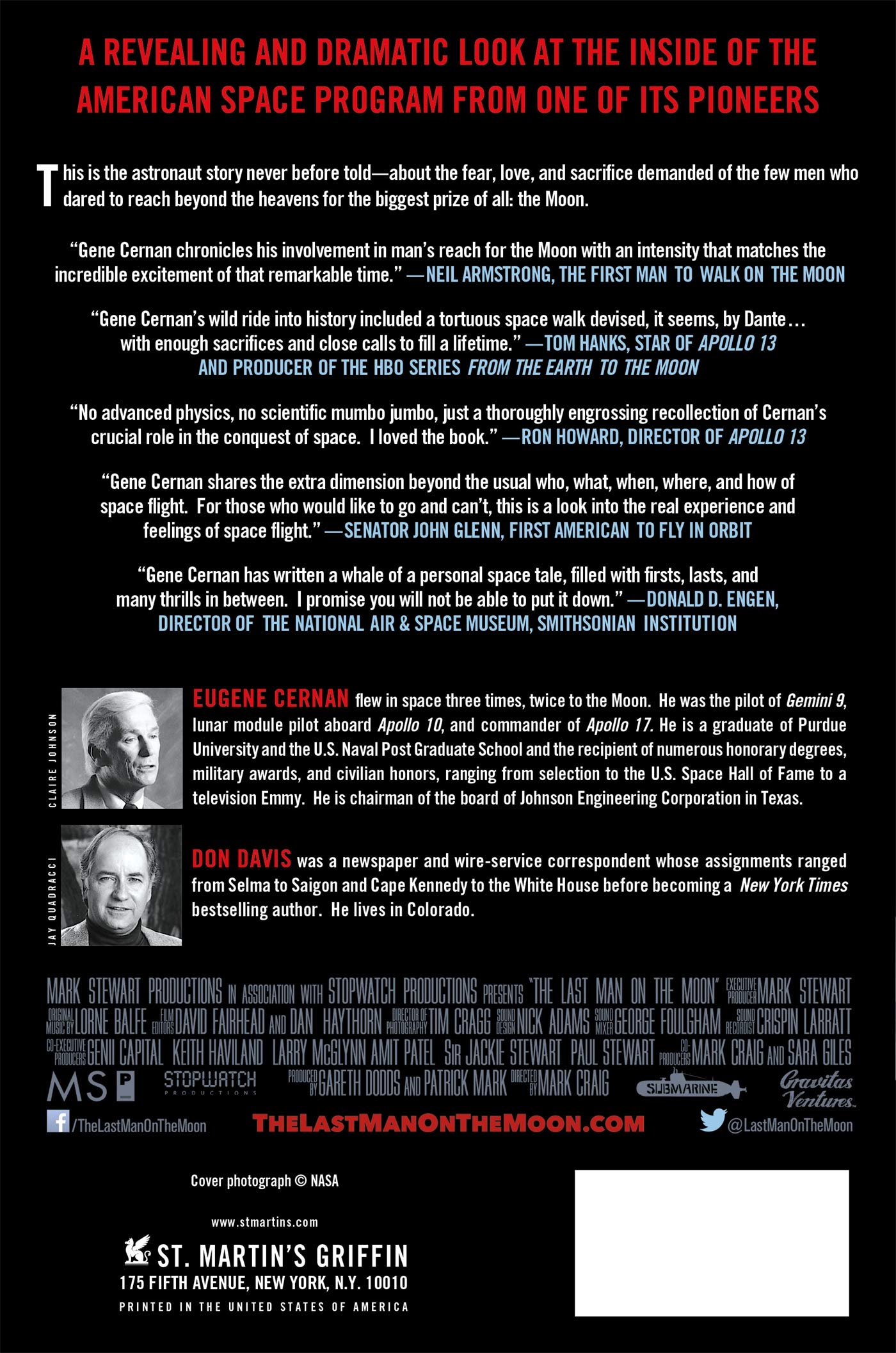The Last Man on the Moon: Astronaut Eugene Cernan & America's Space Race - Inspiring NASA History Book for Space Enthusiasts & STEM Education