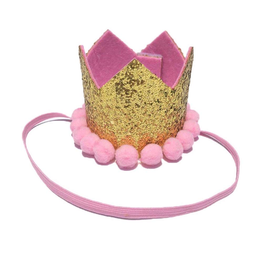 DONGKER Dog Birthday Party Supplies Set - Pet Birthday Triangle Bandana & Crown Hat for Small Medium Large Dogs - Perfect for Birthday Celebrations, Photo Shoots & Pet Parties