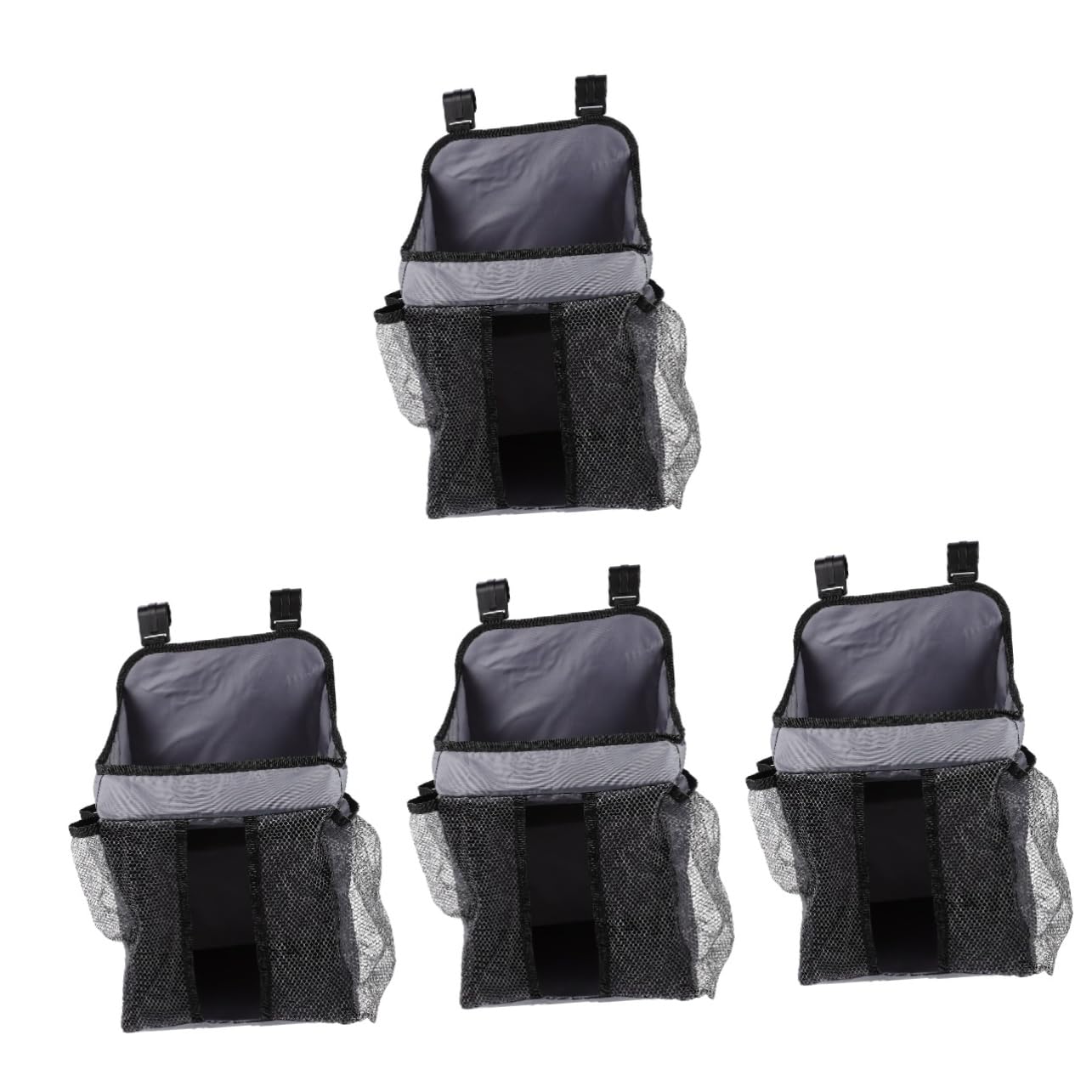 SAFIGLE 4-Piece Cosmetic Organizer Bags - Travel Makeup Storage Pouches for Baby Essentials, Diapers & Nursery Supplies | Portable Foldable Storage Solution for Moms & Home Organization