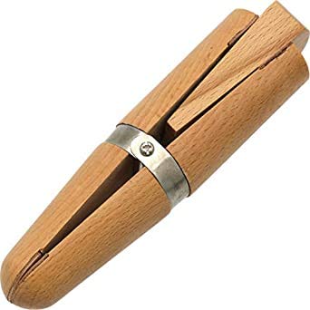 2 Pack Wooden Jewelers Ring Clamp with Leather Jaws - Professional Jewelry Making Tool for Stone Setting, Engraving & Repair - Perfect for Jewelers, DIY Crafts & Small Metal Work (Home Studio & Workshop Use)