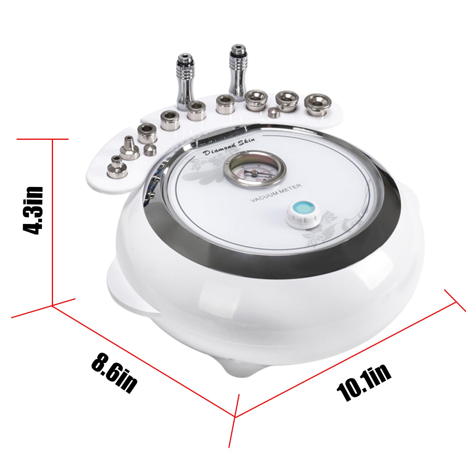 Professional Diamond Microdermabrasion Machine - 3-in-1 Facial Peeling & Skin Care System with Vacuum & Spray for Exfoliation, Anti-Aging & Glowing Skin - Perfect for Spa, Salon & At-Home Skincare Treatments