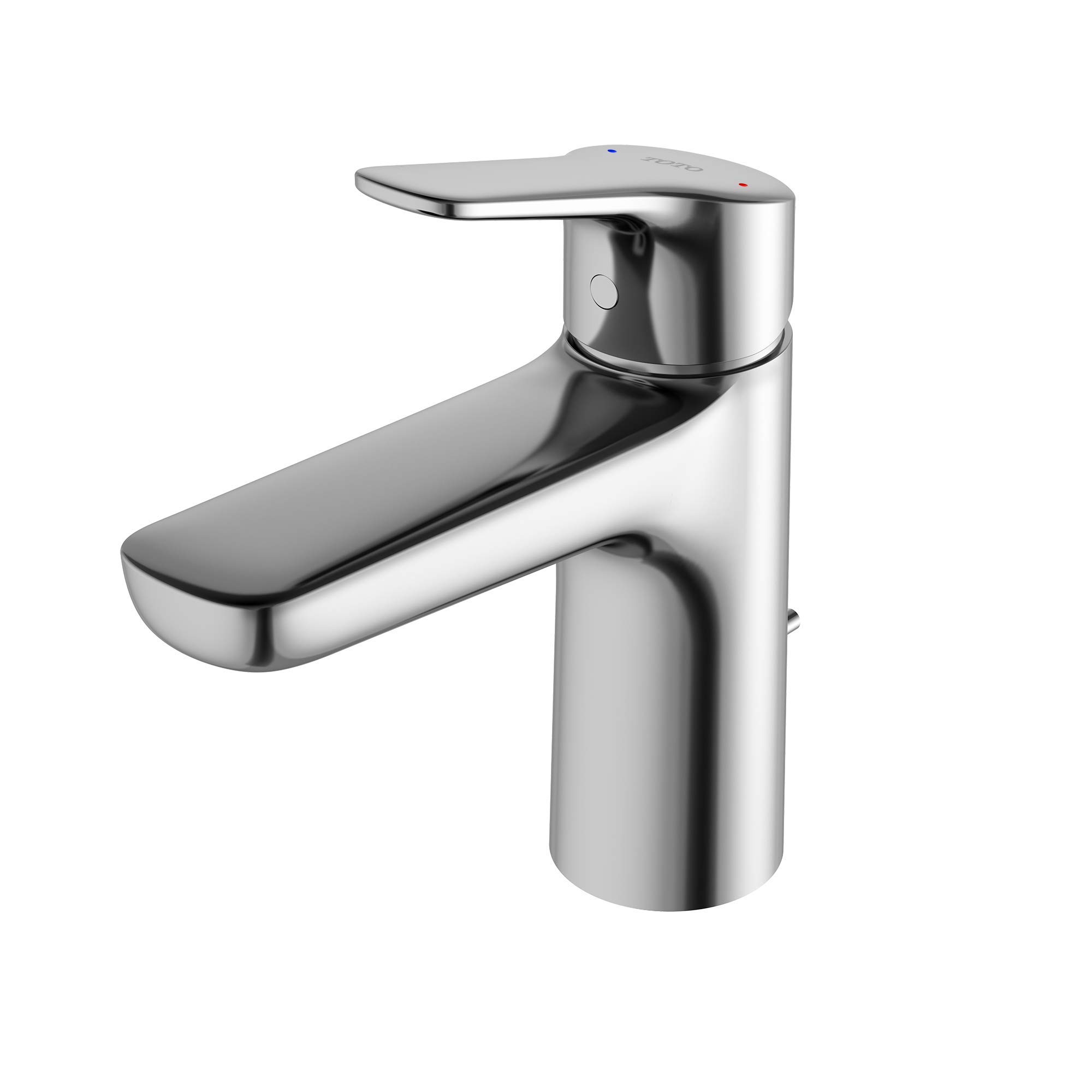 TOTO TLG03301U#CP Polished Chrome Bathroom Faucet - Modern Waterfall Spout Design for Bathroom Sink, Vanity & Powder Room (Bathroom Accessories Included)