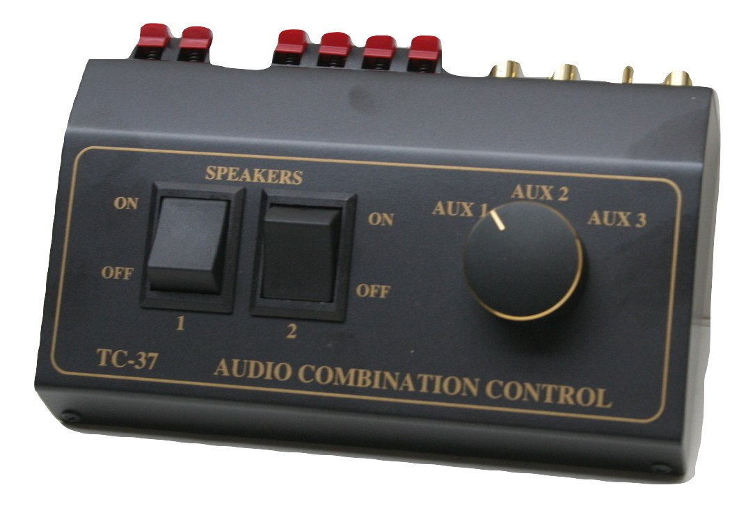 Technolink TC-37 Speaker Selector & Input Expander - Multi-Room Audio System for Home Theater & Music Distribution | Perfect for Whole House Audio Setup
