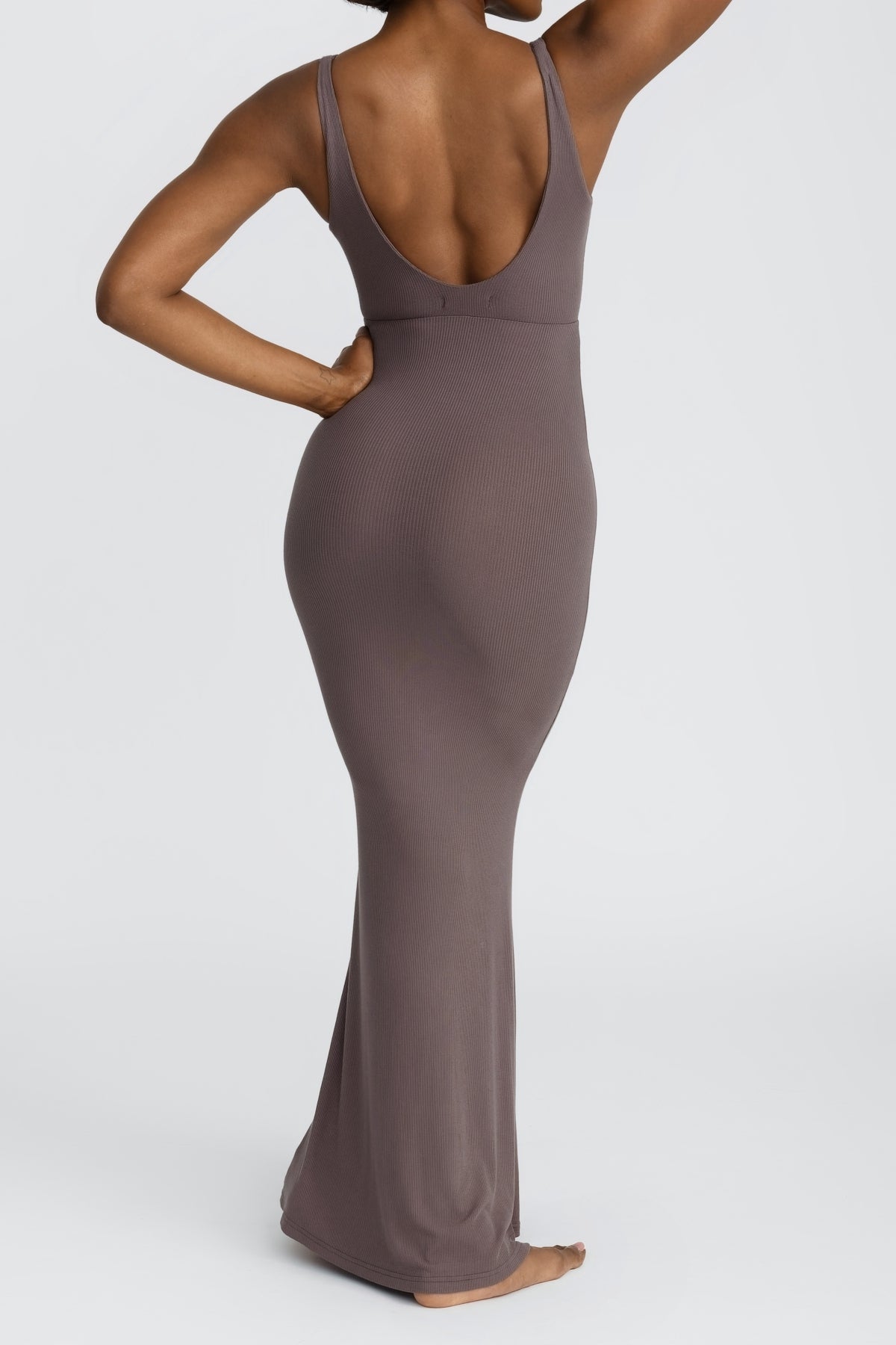 Reily Maxi Dress in Ash - Elegant Long Flowy Dress for Women, Perfect for Summer, Beach, Parties & Casual Outings