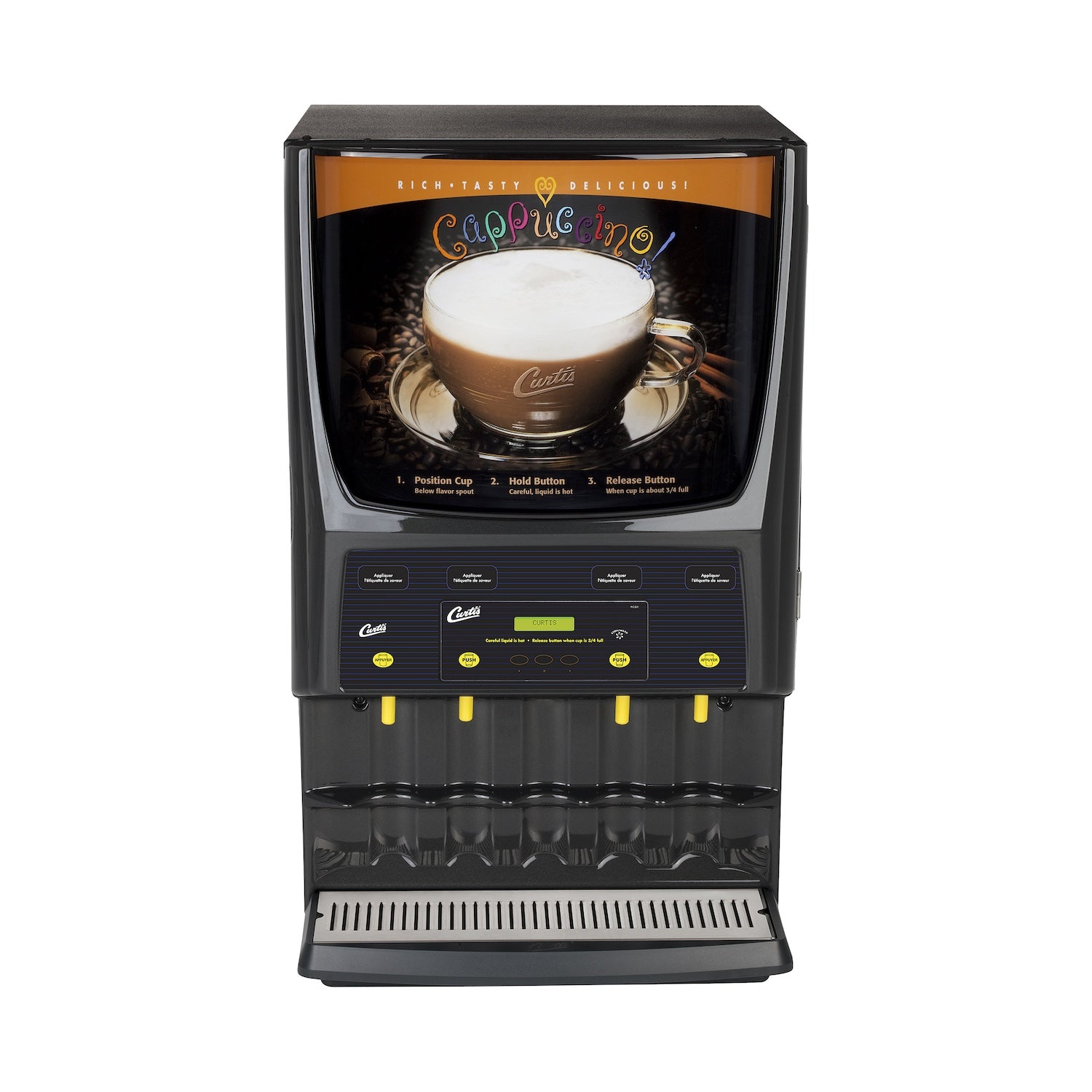 Curtis Primo PCGT4C300 4-Station Commercial Cappuccino Machine for Coffee Shops, Restaurants & Offices - High Capacity Espresso Maker with Professional Steam Wand