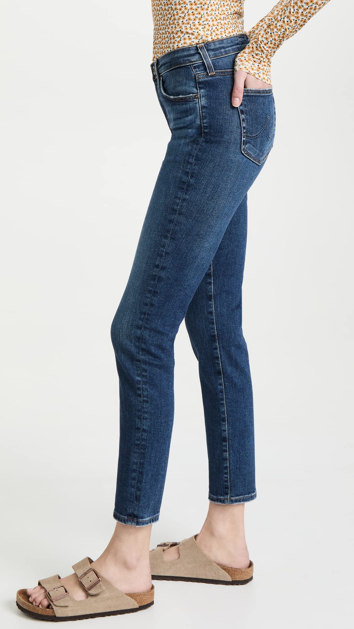 Women's Prima Mid Rise Cigarette Ankle Jeans - Slim Fit Stretch Denim Pants for Casual & Work Wear | Perfect for Office, Date Night & Everyday Outfits