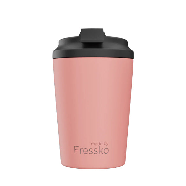 Fressko Reusable Ceramic Coffee Cup - Eco-Friendly Travel Mug for Hot & Cold Drinks | Perfect for Office, Camping & Outdoor Adventures