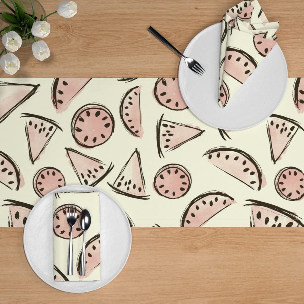 Premium Cotton Sateen Table Runner 108
