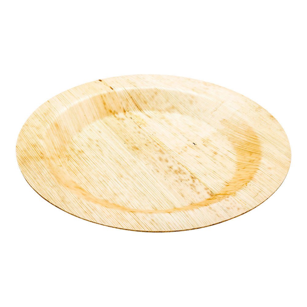 Eco-Friendly 9 Inch Large Bamboo Plates - 50 Pack Disposable Round Dinner Plates for Parties, Banquets & Catering | Heavy-Duty Sustainable Tableware for Restaurants, Picnics & Events