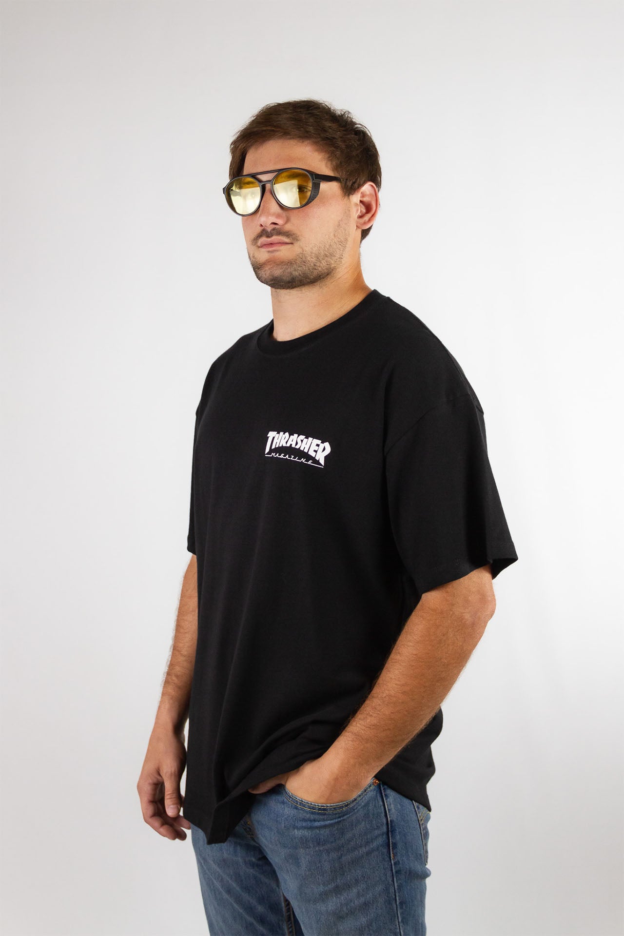 Thrasher Graphic T-Shirt for Men - Cool Streetwear Tee with Skater Design | Perfect for Skateboarding, Concerts, and Casual Outfits