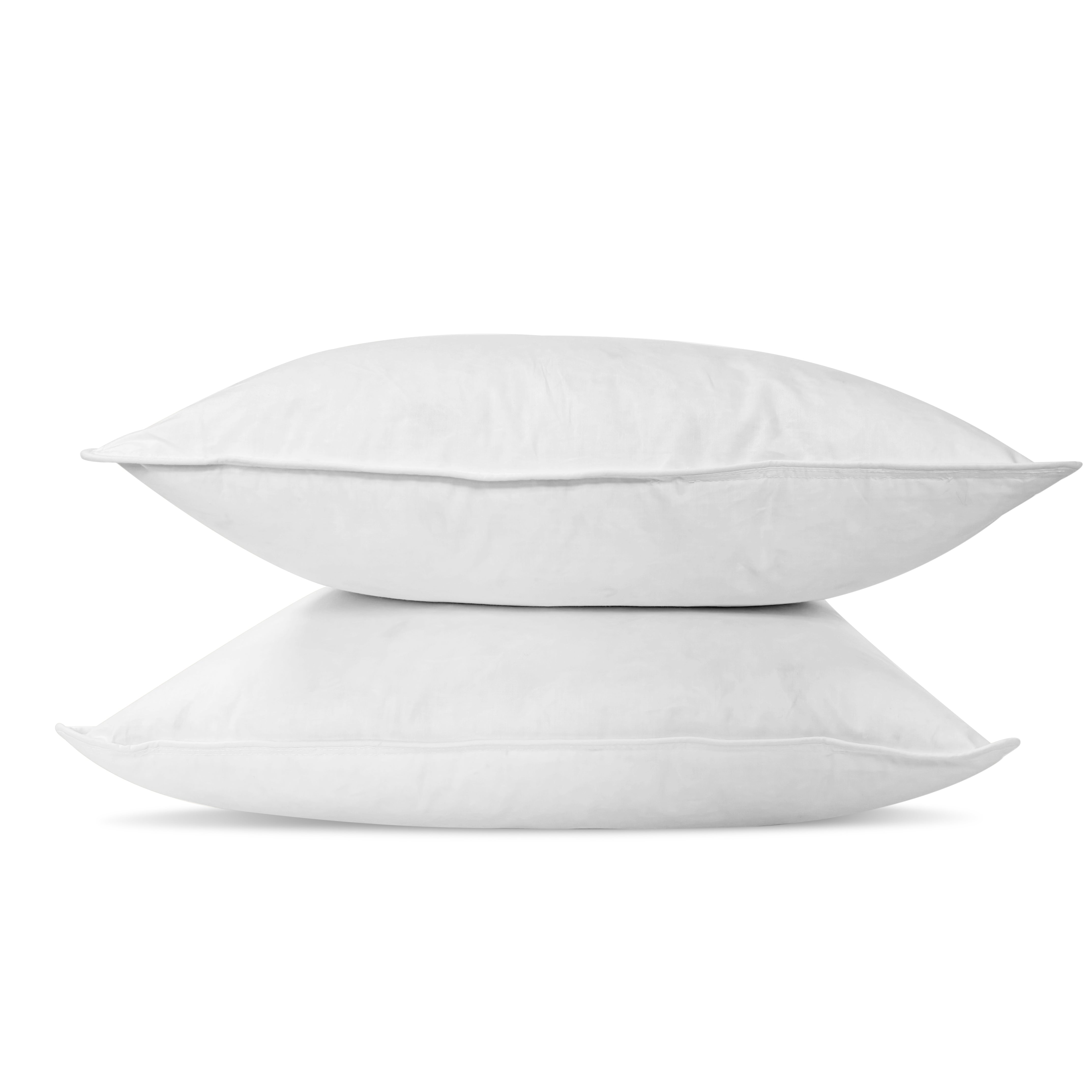 Premium Pillowtex Pillow Insert - White Duck Feather & Down Filling for Ultimate Comfort | Luxury Bedding for Home, Hotel, or Guest Room Use